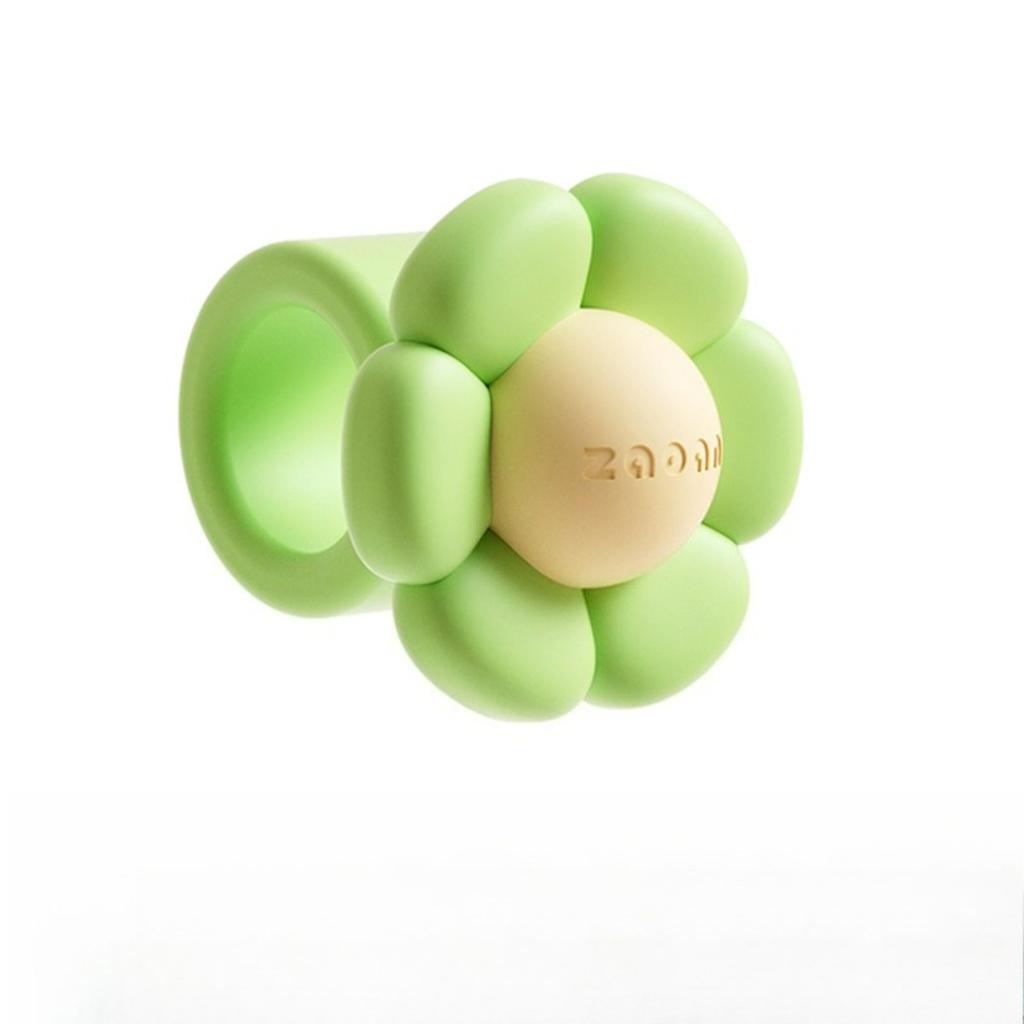 Flower Door Handle Silicone Anti-collision Pad, No Punching Bedroom Window Entry Door Anti-collision Ring, Windproof and Silent
