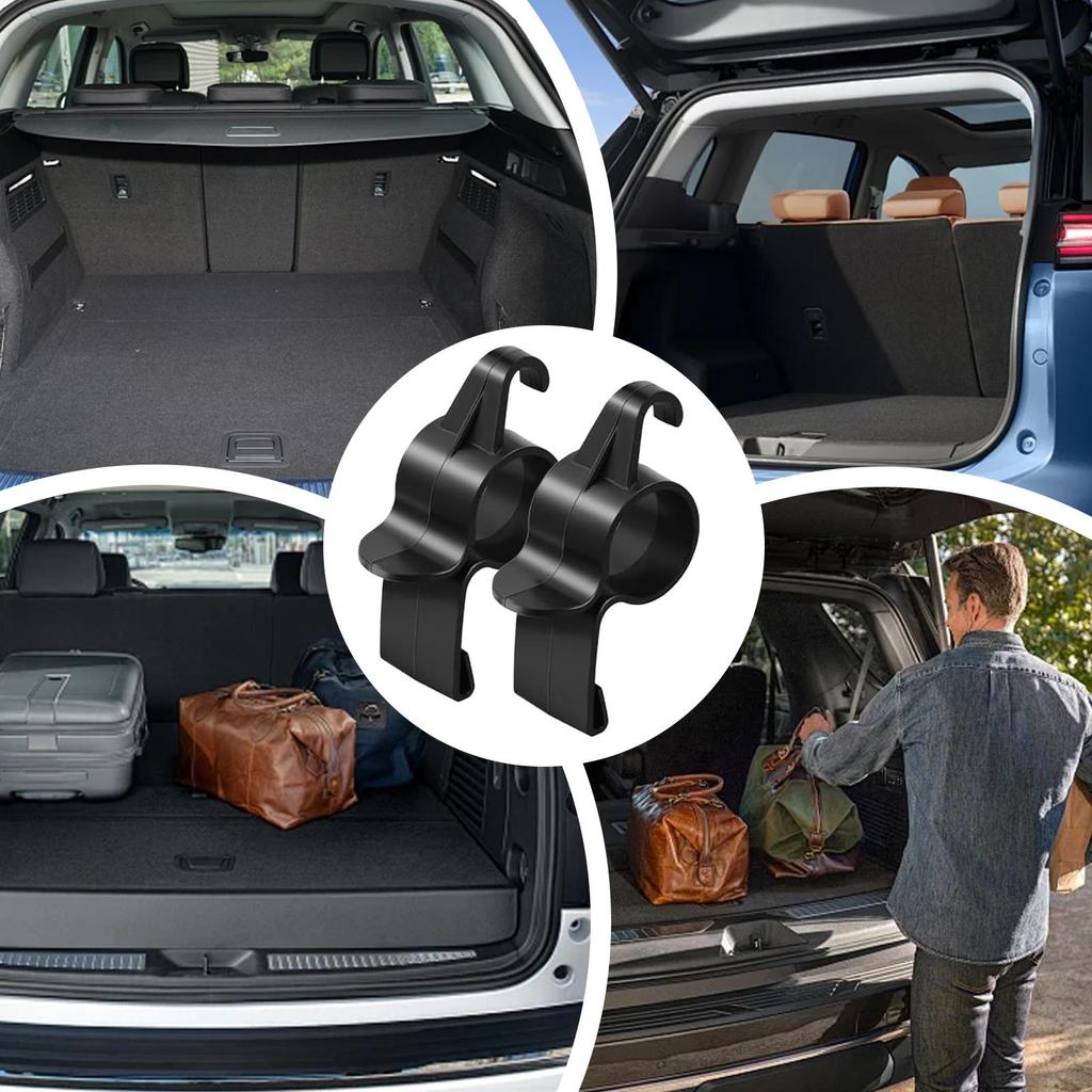 Car Umbrella Hook 2 Pieces Vehicle Bag Hanger High Load-Bearing Umbrella Hook for Van RV Automotive Road Trip Camping Travel