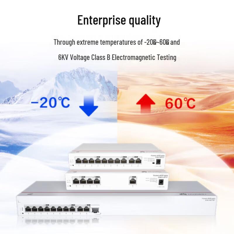 Huawei S380-S8T2T 10-Port Gigabit Router Switch Combo