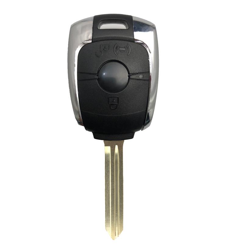 YIQIXIN Remote Car Key Shell Cover Case For Ssangyong Actyon Kyron Rexton Korando 2012 Action 2012 2 Buttons No Logo Uncut Blade