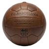 FC Barcelona Camp Nou Minge de Fotbal Retro Piele Naturală Autentică cu Licență Oficială BB1048 Maro