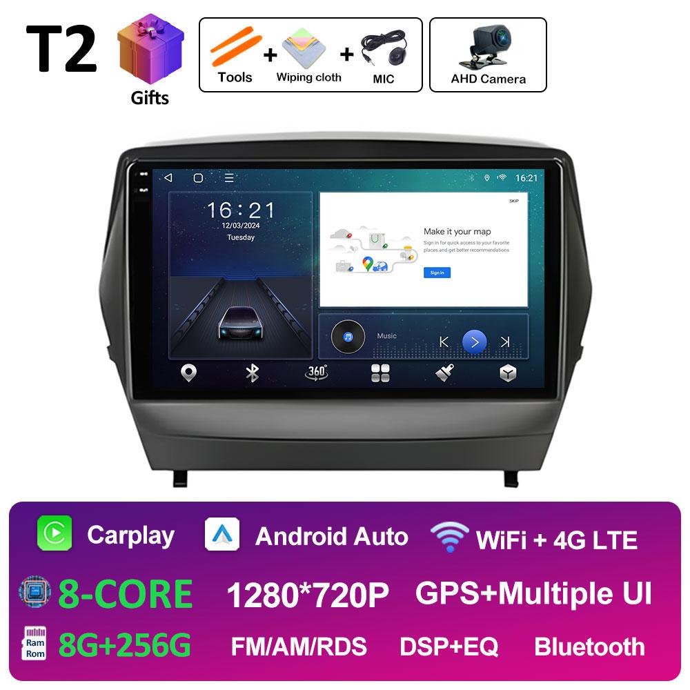 For Ix35 Hyundai Tucson 2 LM IX35 2009 2010 2011 2012 - 2015 Android Intelligent System GPS Navigation Cooling Fan WIFI No 2 Din