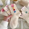 Ladies Spring and Autumn All Kinds of Creative New Cute Cartoon Bear Academy Wind Tube Socks