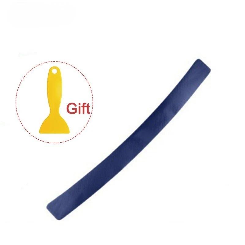 

90 см наклейка из углеродного волокна на задний бампер автомобиля защитная накладка защита от царапин защитная полоса наклейка синий