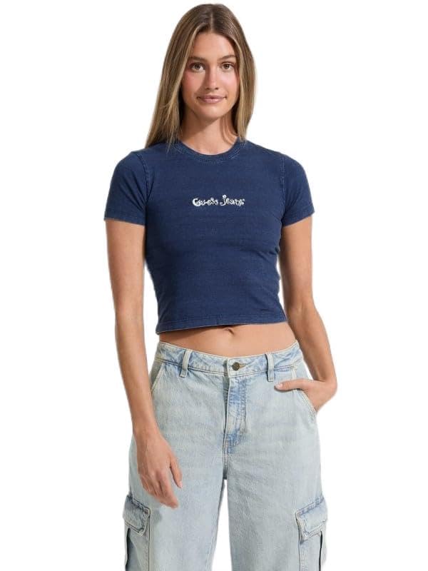 Guess Jeans Casual SS CN Indigo Baby Tee BL1N