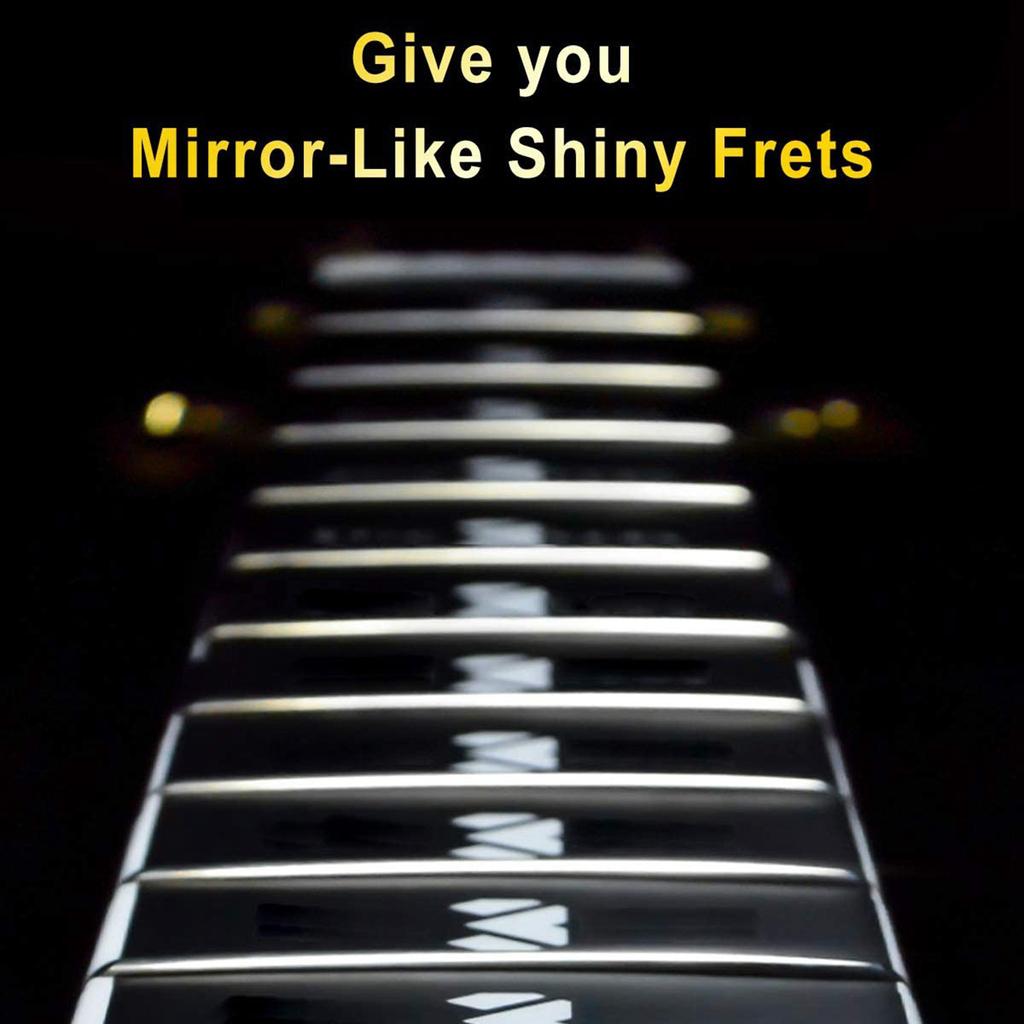 Guitar Fret Erasers Fret Polishing Abrasive Rubber Block, Fret Cleaning Polish Kits for Fretwire String, Set of 5 Grits