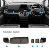 for Honda Freed 2024 2025 Dashboard Cup Holder Storage Box Silicone Shock-Absorbing Central Cup Tray Tidying Black