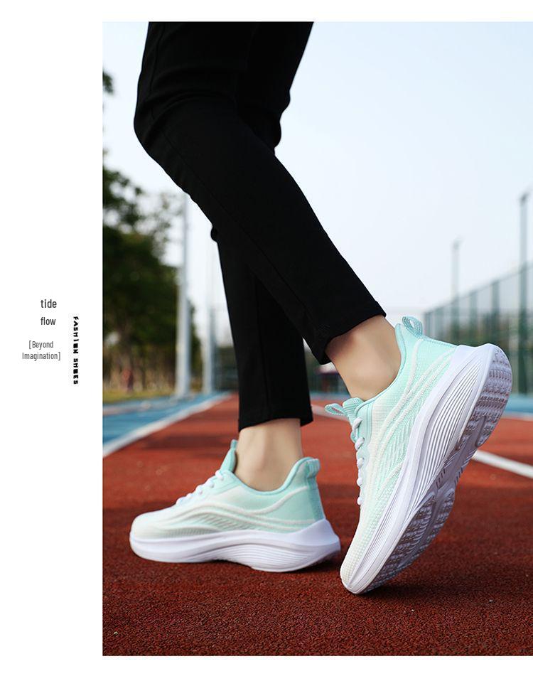 Sneakers da Donna in Rete Antiscivolo e Resistenti all'Usura con Suola Morbida e Punta Tonda