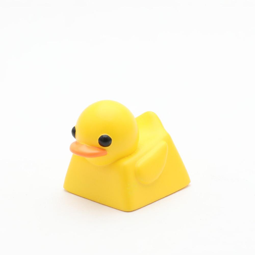 Cartoon Duck Keyboard Keycap Resin ESC Keycap Mechanical Keyboard Cap  Computer Peripherals жёлтый