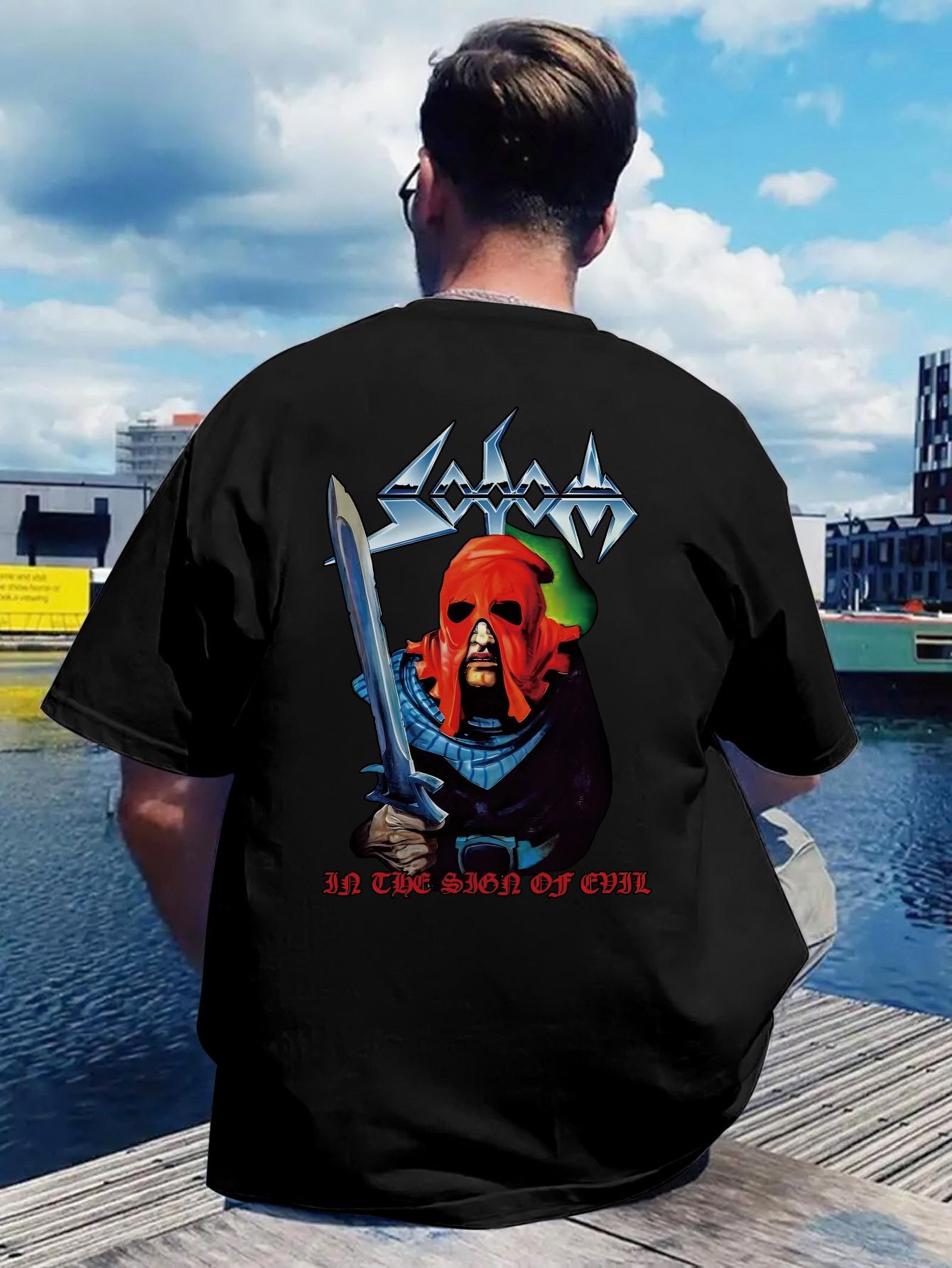 Vintage Rock Band Print T-shirt M