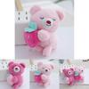 Adorable Pink Strawberry Bear Plush Toy Perfect Birthday Gift For Girls