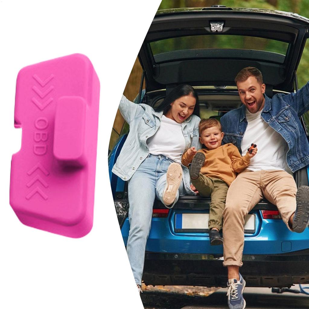 Car OBD2 Interface OBD Dust Cover Silicone Protective Sleeve DVR Diagnosis Clogging Caps Waterproof Silicone Cover For Most Cars
