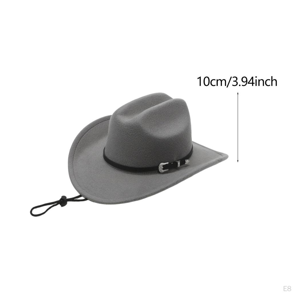 Classic And Trendy Western Cowboy Hat with Adjustable Cord for Shows Carnivals