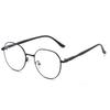 Korean Fashion Metal Frame Eyeglasses Anti Blue Light/Radiation Glasses for Women for Student