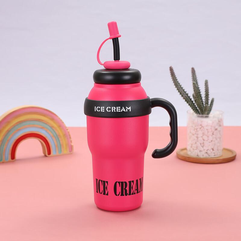 MRSIKEY Large Capacity Insulated Tumbler with Straw
