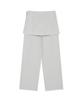COVERNAT WOMAN Cotton Skirt Layered Pants Sky Blue