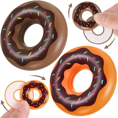2 vnt. Haptinė monetos spurgos Fidget slankiklis Magnetinis Fidget slankiklio žaislas Dėmesio trūkumo ir hiperaktyvumo sutrikimas (ADHD) Autizmas Sensorinis palengvinimas Stresas ir nerimas Depresija Stalo žaislai suaugusiems paaugliams