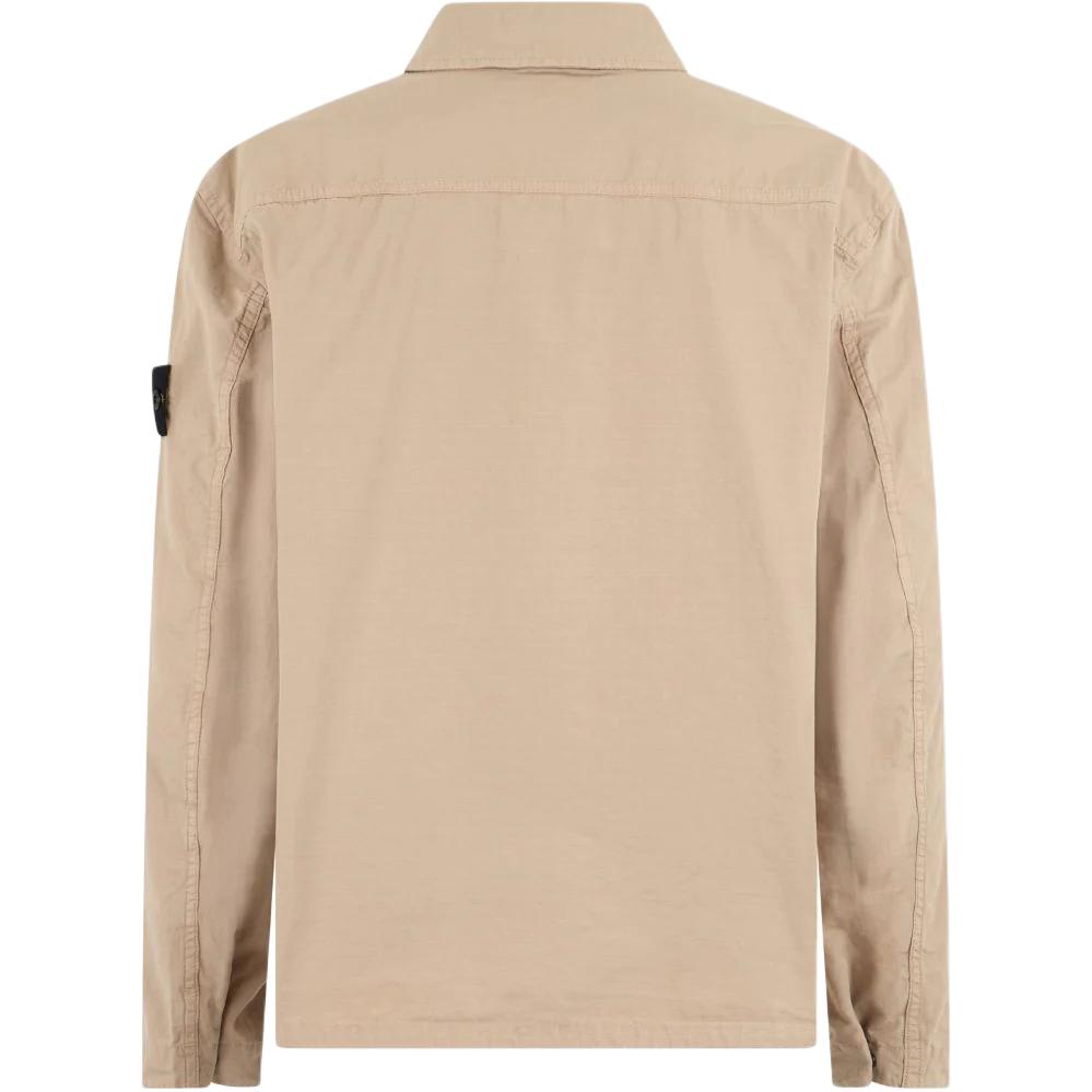 STONE ISLAND Zip Long Sleeve Pocket Shirt Men Shirts L1S151200005S0298-V009A