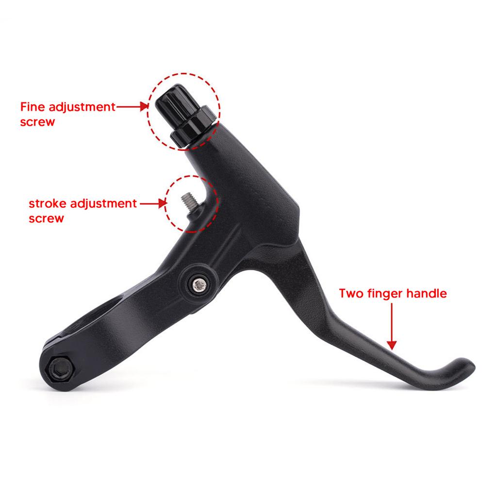 1 Pair Bicycle Brake Lever V Brake Handlebar Aluminium Alloy Bike Brake Handle for Most Bicycle