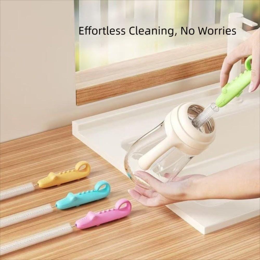 Portable Pacifier Bottle Brushs Cleaners Tool Straw Cleaner New Baby Cleaning Brush