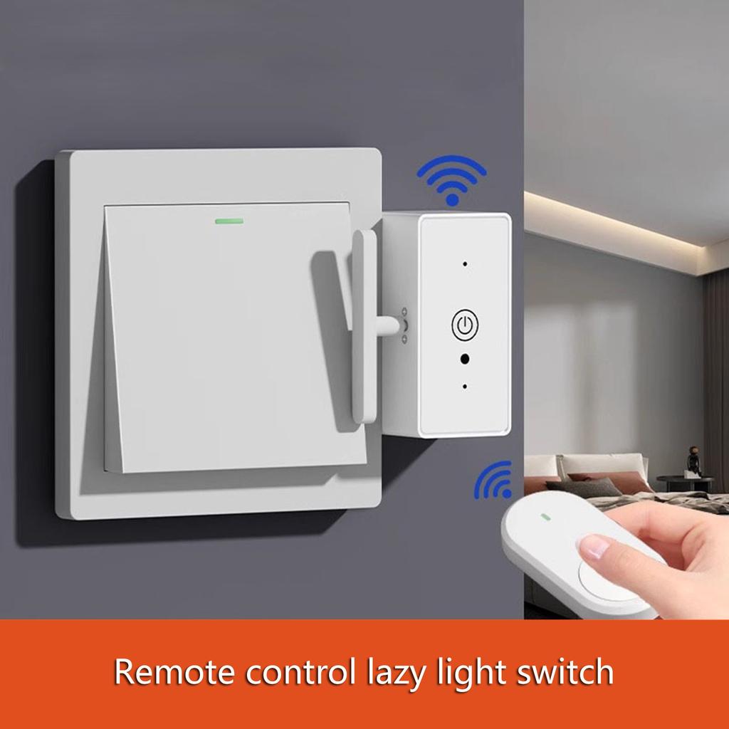Ferngesteuertes Lichtschalter-Set ohne Verkabelung erforderlich Einfache Installation für Schlafzimmer Wohnzimmer und Küche