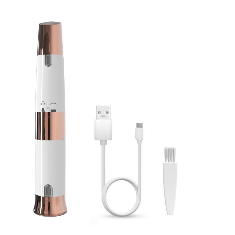 2-in-1 Double Head Women's Shaving Machine Eyebrow Trimmer Electric Eyebrow Trimming Knife Eyebrow Trimming Pen