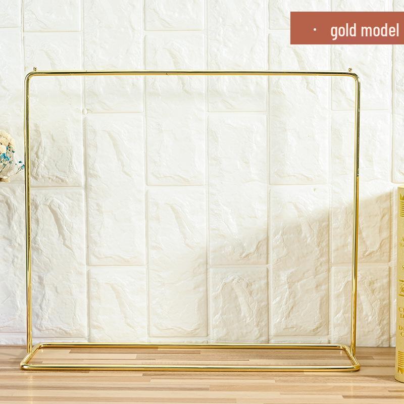 Underwear Display Stand: Floor-Standing Panties Showcase Shelf золотой