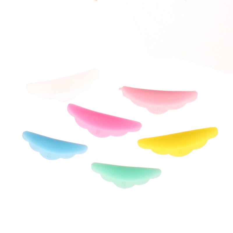 5 Pair Lash Lift Lifting Curlers Curl Silicone Shields Pads Multicolor Reusable