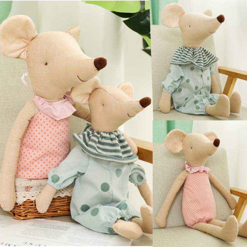 Xinlai Direct Sale Ins Dressing Couple Plush Toy Cute Belly Mouse Doll Girly Mouse Doll