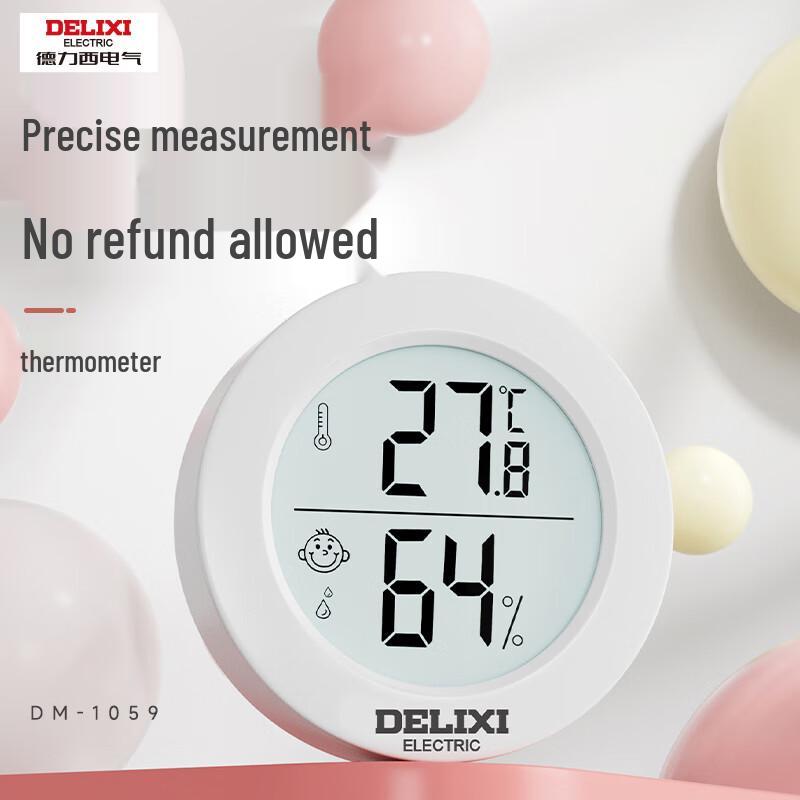 DELIXI ELECTRIC Smart Digital Thermohygrometer & Thermometer Collection