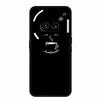 Nothing Phone 2A Luminous Hole TPU Soft Black Case with Simple Line Design