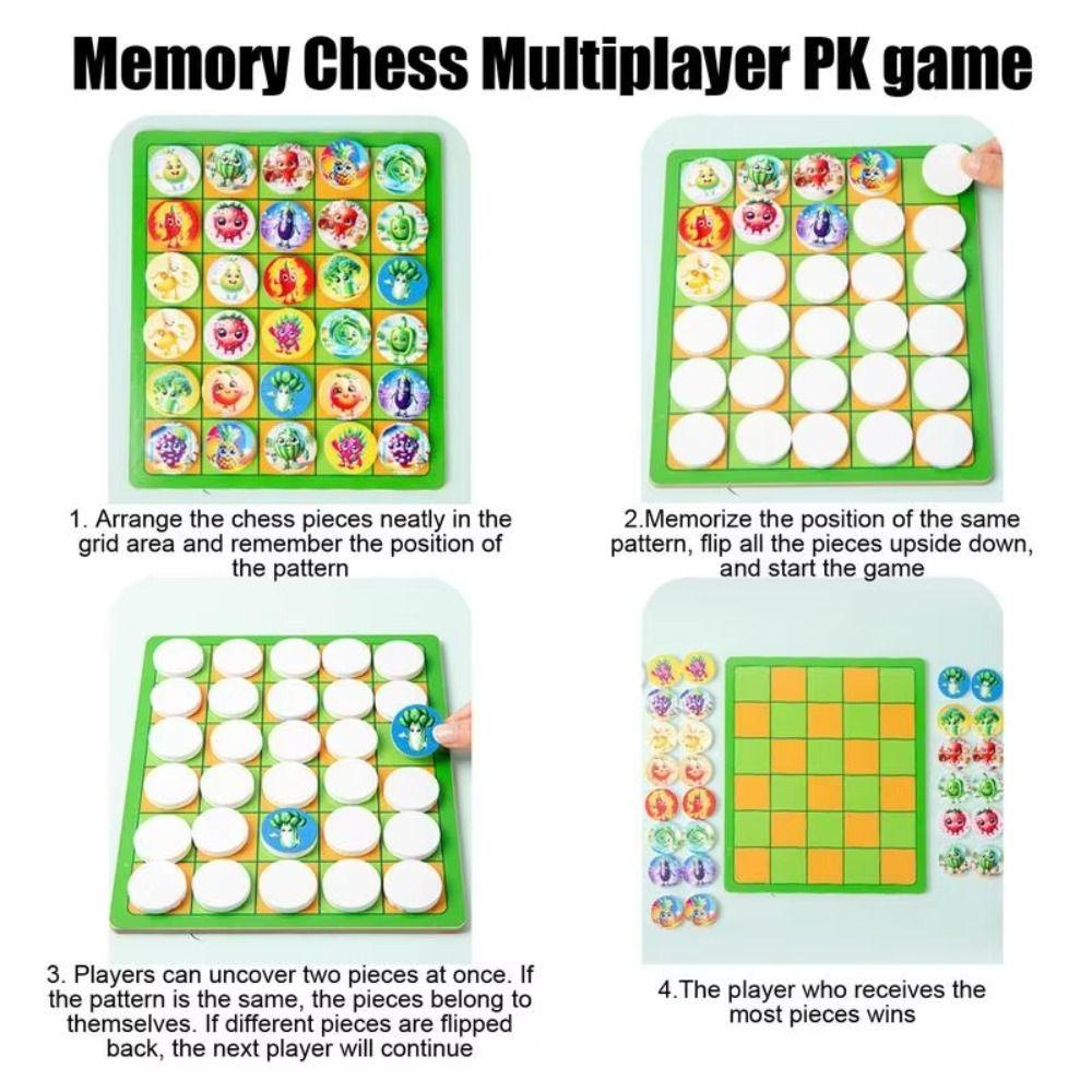 Tictactoe 2-in-1 XO Chess Animal Fruit Animal Matching Board Game  Birthdays Christmas