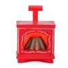 Dollhouse Miniature Fireplace Glowing Stove Model House Furniture Kitchen Living Scene Decor Toy