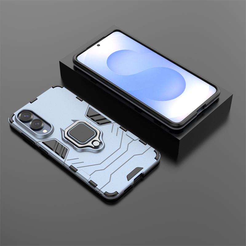 Magnetic Ring Phone Case For Samsung Galaxy S25 Edge Case Cover For Samsung S25 Slim Shockproof Armor Funda Back Cover