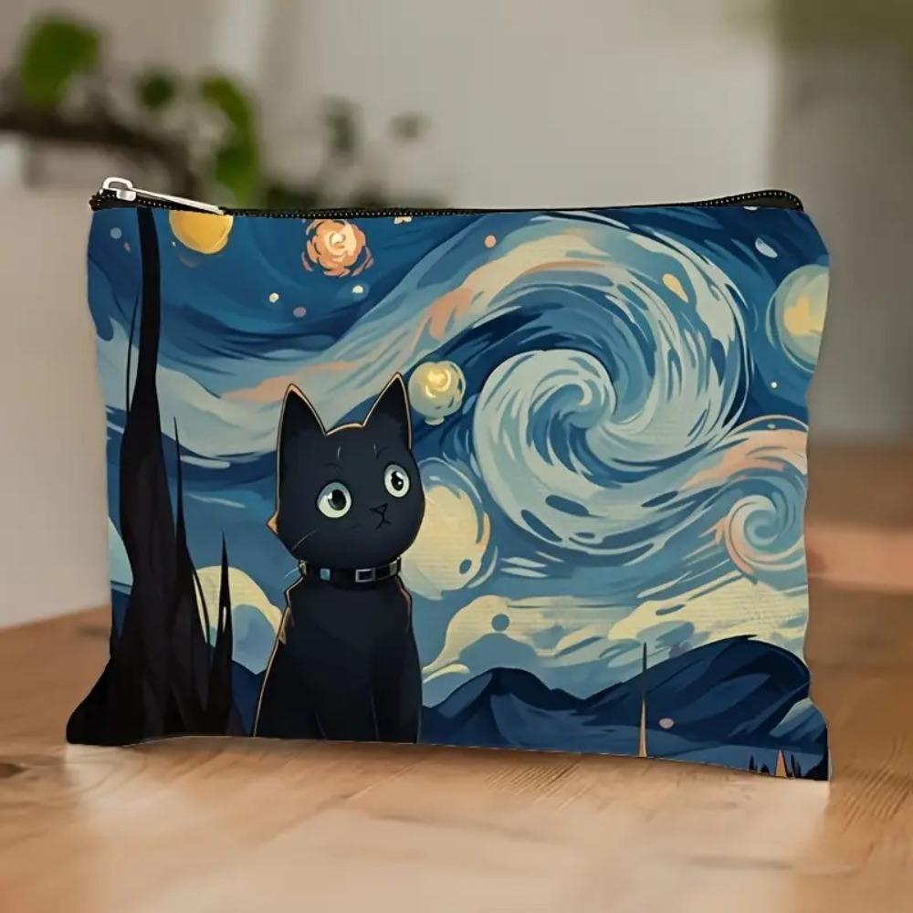 Trendy Large Capacity Zipper Pouch Simple Modern Durable Cosmetic Bag Travel Accessories Gift