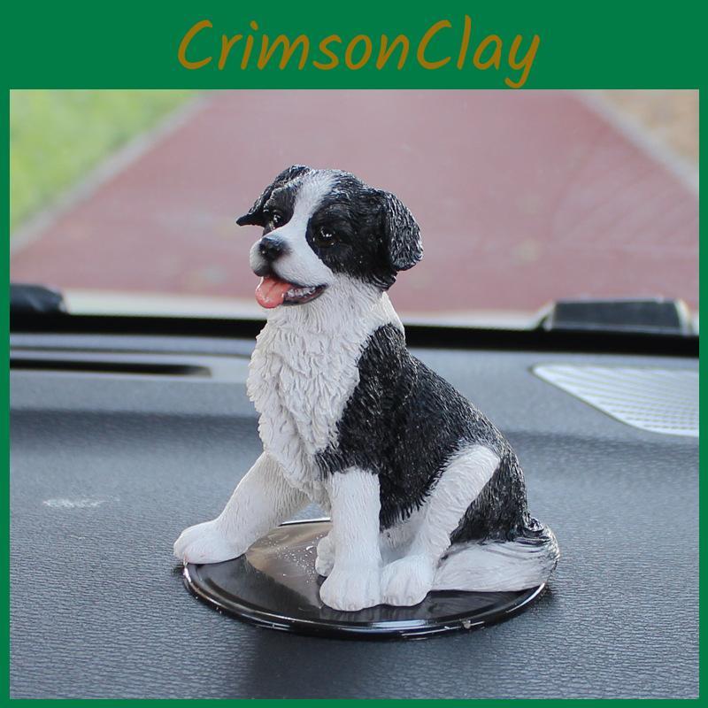 Shepherd Simulated Dog Resin Model Tabletop Figurine Micro Landscape Decoration