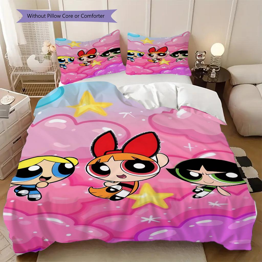 Copripiumino Morbido e Confortevole delle Superchicche, Set Biancheria da Letto per Bambini Regalo, Disponibile in Varie Misure LXR170