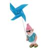 Garden Gnome Statue with Big Windmill Yard Art Sculpture Resin for Indoor Outdoor Patio Lawn Garden