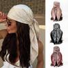 Satin Finish Satin Square Scarf Silk Feeling Bandana Shawl New Hair Tie Women Daily Styling