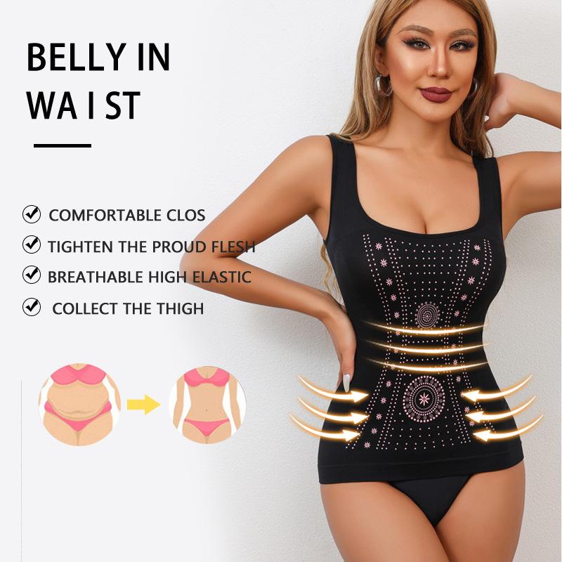 Doppelriemen-Unterbrustkorsett mit Schulterträgern, Shapewear, Hochkompressionskorsett, Körperformung, Taillenformung, Bauchstraffung