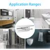 Double Toilet Paper Holder Stainless Steel Paper Rack Phone Storage Shelf Bathroom Use