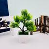 Pine Bonsai Garden Ornament With Faux Tree For Home Decor And Hotel Lobby