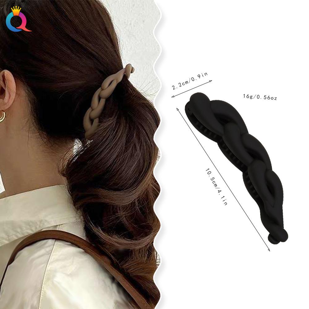 Frosted Banana Clip Vertical Clip Back Hair Clip Twist Hair Pin Hair Clip Ponytail Clip Hair Accessories