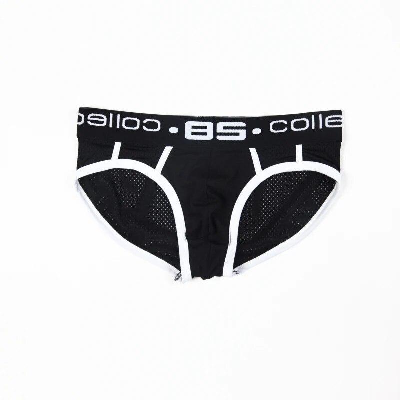 Clearance_Brand 0850 Men Underwear Mesh Qucik-Dry Sexy Men Briefs Breathable Mens Slip Cueca Male Panties Underpants Briefs BS10