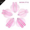 BLACKWINGS 5 Pairs Eyelash Perm Silicone Pads, Curling Pads for Lash Lift,   with Size Guide Chart, Hypoallergenic Reusable Accessories