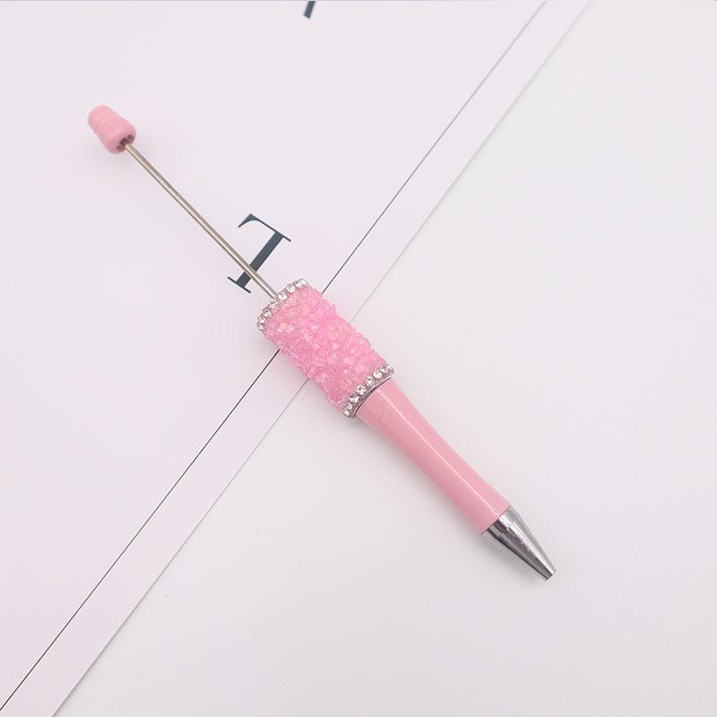 High-Quality Handmade Rhinestone Bead Stringing Pen - Cute Crystal Design for Labeling