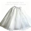 Weiß Schwarz Flauschig 4/6/8 Lagen Design Ohne Reif Unterrock Hochzeitskleid Krinoline Braut Ballkleid Unterrock Gefütterter Rock Partykleid Cosplay