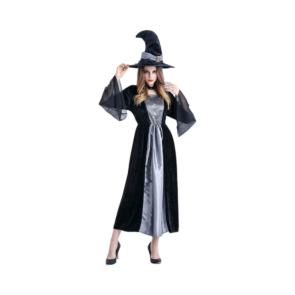 Halloween Costume, Witch Costume, Cosplay Costume, Witch Cosplay Performance Costume