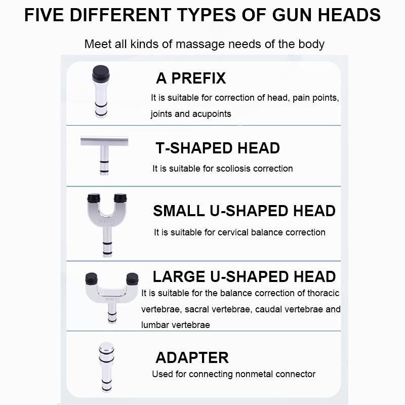 Spine Chiropractic 750N Chiropractic Adjusting Instrument /Impulse adjuster Electric Correction Gun Activator Cervical Massager