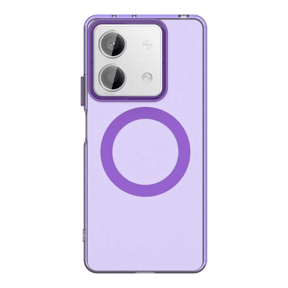 Matný kryt Magsafe pro telefon Xiaomi Poco X6 Neo F6 Pro C75 C61 Ochranný kryt Magnetické bezdrátové nabíjení Nárazuvzdorný zadní kryt